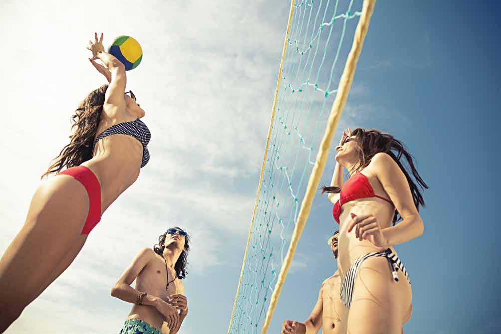BEACH VOLLEYBALL HAMMOCKS Beach volleyball at Purva Silversands is a great addition to your living space, offering some friendly