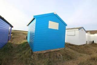 timber beach hut