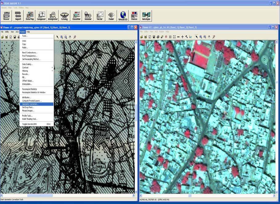 Geo Referencing of Satellite Image Acquisition of High Resolution Satellite Image Field Survey for