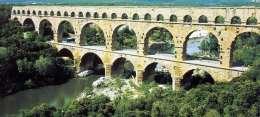 Gardon River) Nîmes, France,