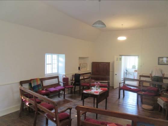 serve as a meeting house in the late seventeenth century,