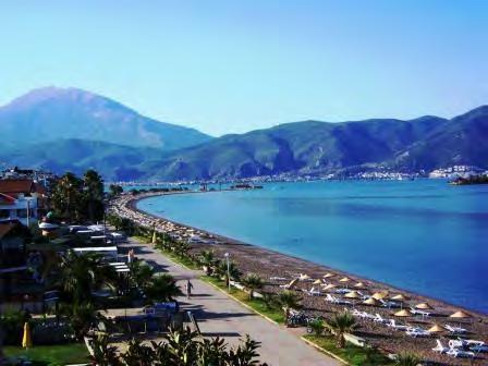 BLUE GREEN LOCATION Calis is a popular beach resort in the stunning Fethiye region of Turkey.