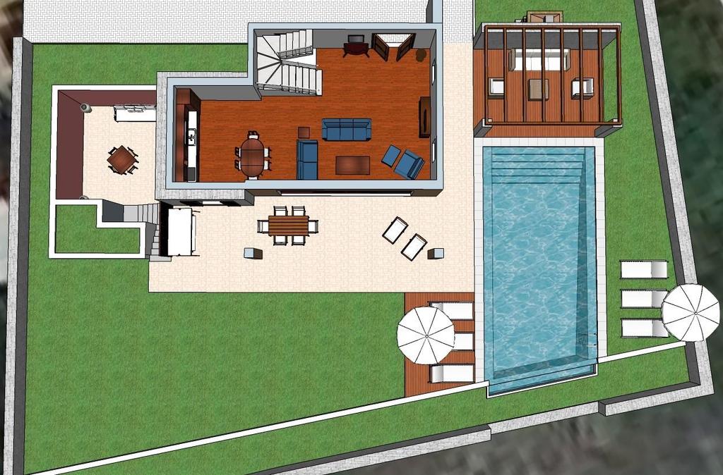 1 6 2 13 3 4 5 7 8 12 11 10 9 GROUND LEVEL LAYOUT 1. Entrance terrace 2. Villa s main staircase 3.