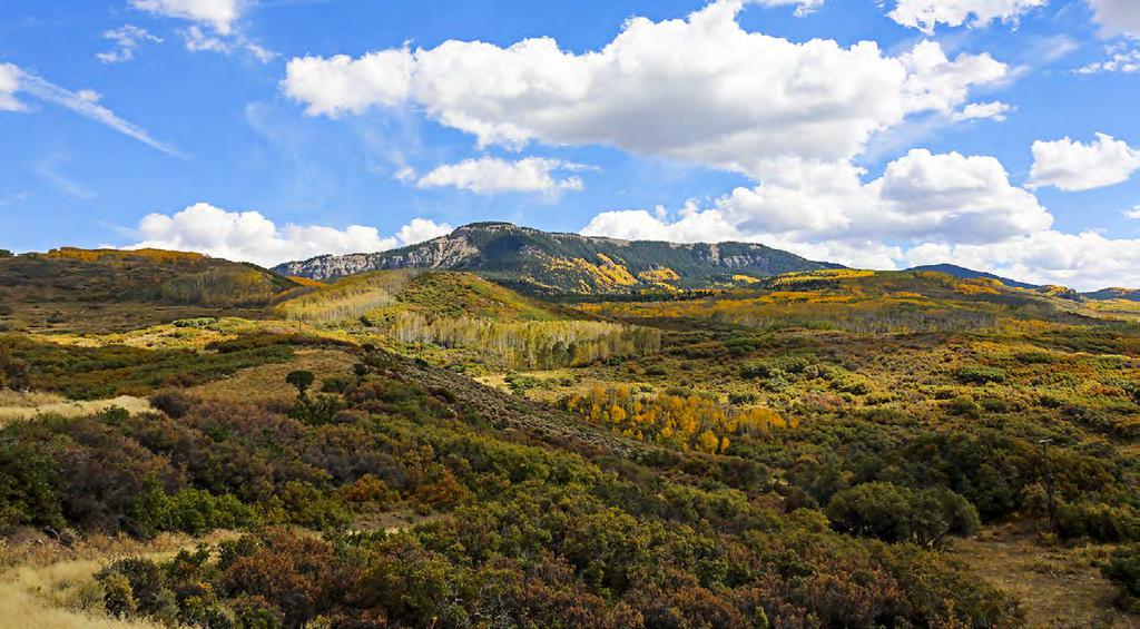 BREATHTAKING VIEWS Buckhorn Mountain Ranch extends almost six miles east to west and more than five miles north to south and