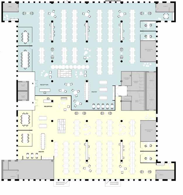 35,000 RSF Per Floor Available Large Open Customizable Floor Plans THIRD FLOOR