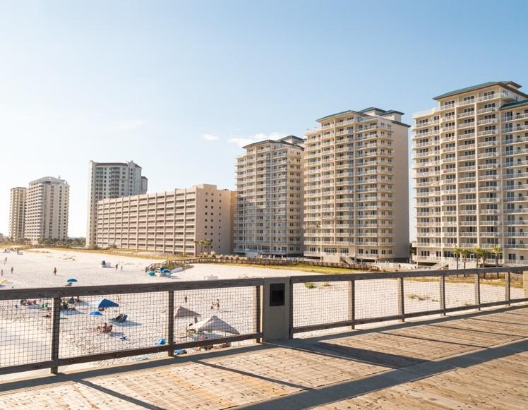 Navarre Beach is situated between Destin and Pensacola near several military bases which include the Pensacola Naval Station, Naval Air Station Whiting Field, Hurlburt Field, and Eglin Air Force Base.
