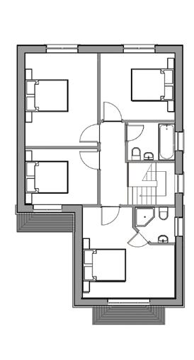 living space, with 4 spacious bedrooms and an en-suite.