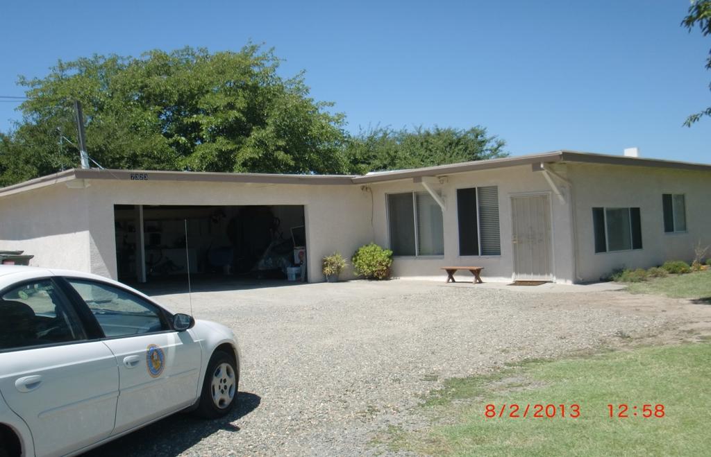 Photo of the existing single family residence located at 7323 26 th Street.