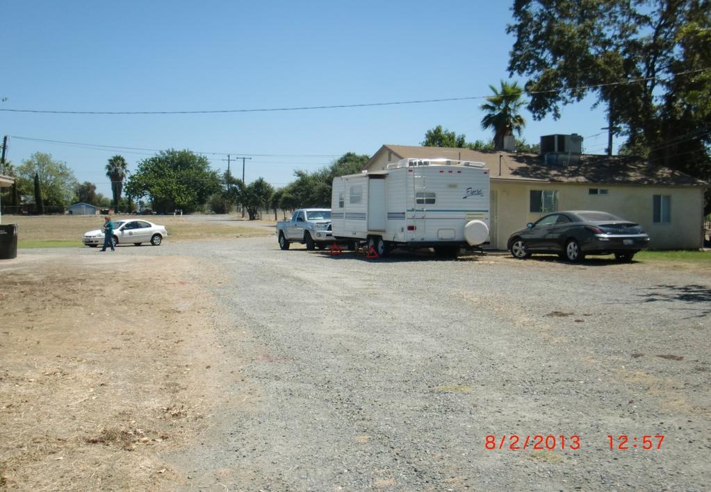 Photo of the rear portion of the proposed project site.