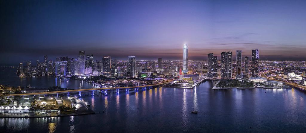 Okan Tower, which illuminates at night, will appeal to international buyers Four exclusive duplex penthouses will feature expansive living spaces (from 1,873 square feet to more than 2,142 square