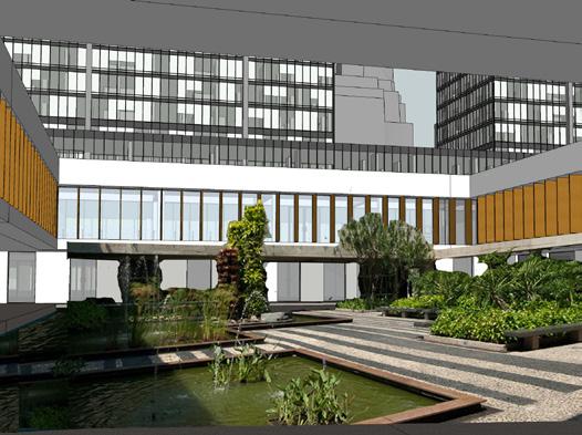 USING CITY AXIS Creating facade of of building in order to strengthen the axis of the Dag Hammarskjold plaza 03.