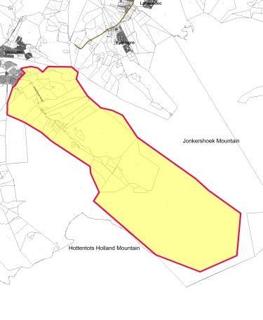 Franschhoek & Jonkershoek) or areas demarcated Cultural Landscapes in terms of the National Heritage Resources Act.