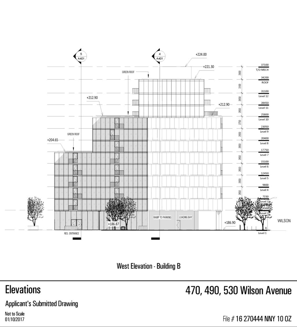 Attachment 2f: West Elevation Building B Staff report for