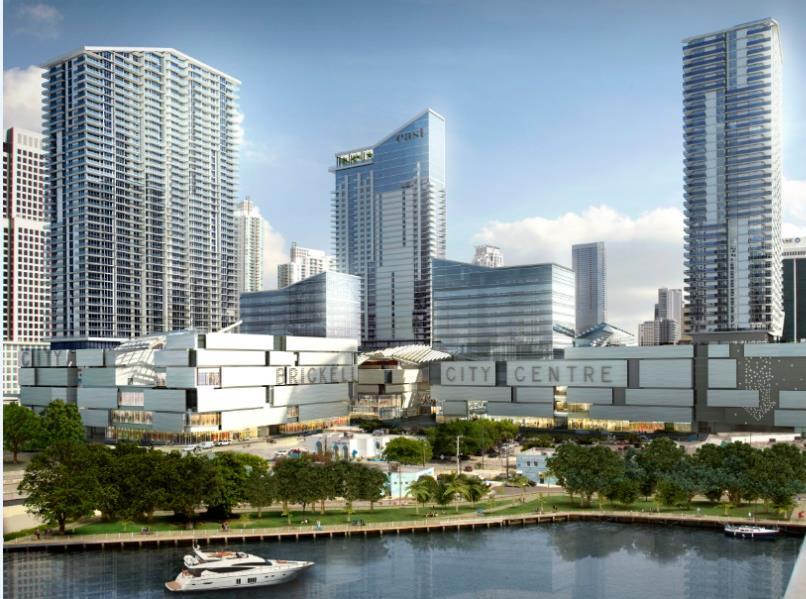 Brickell City Centre, Miami - Investment Artist Impression Artist Impression Artist Impression Located in the centre of the Brickell financial district of Miami, and a light rail system station is