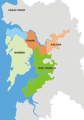 MUMBAI: GETS ITS NAVI SATELLITE CITY VASAI-VIRAR ~69.3 Kms to Mumbai Not Many A-Grade Developers NAVI MUMBAI -PANVEL ~34.