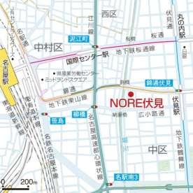 exceed that of the Sakae zone. NORE Fushimi is a 5-minute walk from the Fushimi Station on the Nagoya Municipal Subway and a 11-minute walk from the Nagoya Station.