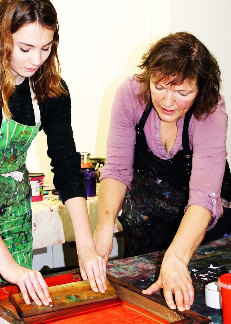 Screenprinting with Becky Knight