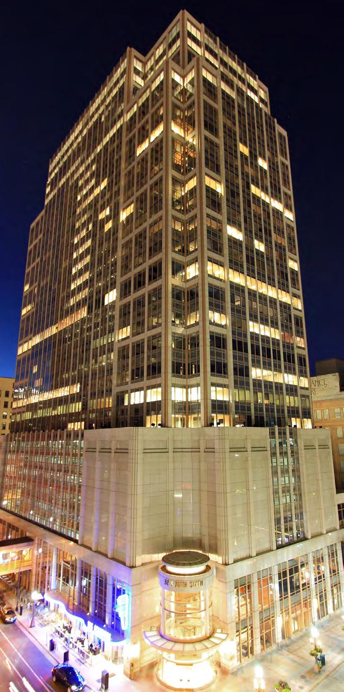 Fifty South Sixth NICOLLET AND 6TH PREMIER SPACE AVAILABLE Fifty South Sixth represents the best of the Twin Cities, with exceptional office space and amenities Fine and casual dining options Daycare