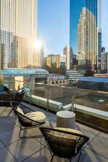 lounge Outdoor terrace looking over downtown Minneapolis Concierge on site