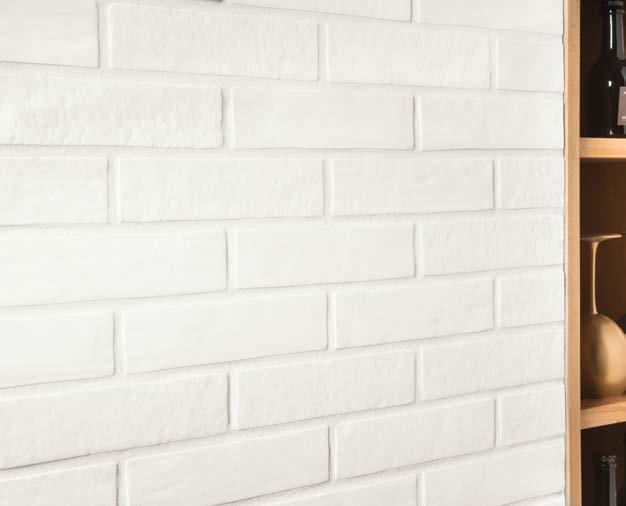 Stone LOFT DESIGN Loft White 6x25 CORRETTA MODALITÀ DI POSA Mode de pose à appliquer Correct laying method Richtige Verlegeweise МЕТОД ПРАВИЛЬНОЙ УКЛАДКИ PER ENFATIZZARE LE CARATTERISTICHE DEL