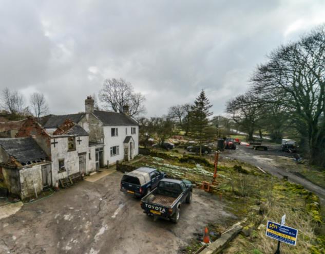 13 acres in total, including the large farm yard. Accommodation: The property briefly comprises the following accommodation:- Kitchen 5.611m x 3.