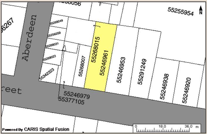 SITE SPECIFICATIONS PID # 55246961 Lot Size 7,212 SF Site Dimensions 48 wide x 151 3 deep Zoning C 1 (General Commercial) Municipal Services Water and