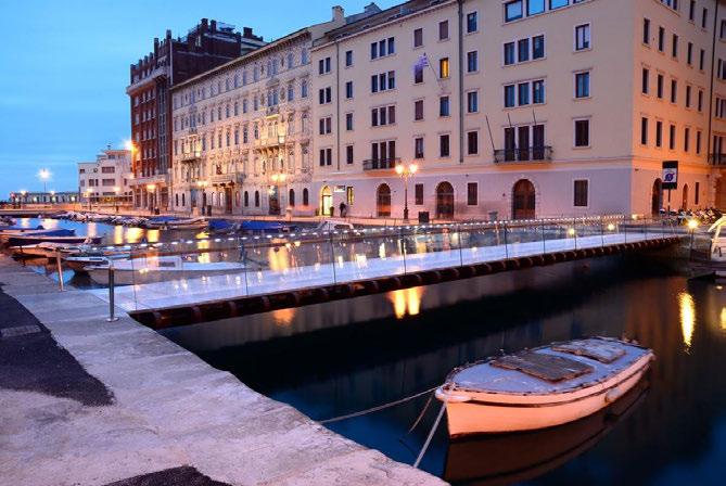 Name of Project: Footbridge over the Grand Canal in Trieste (one piece 26 m long) Nature of works: