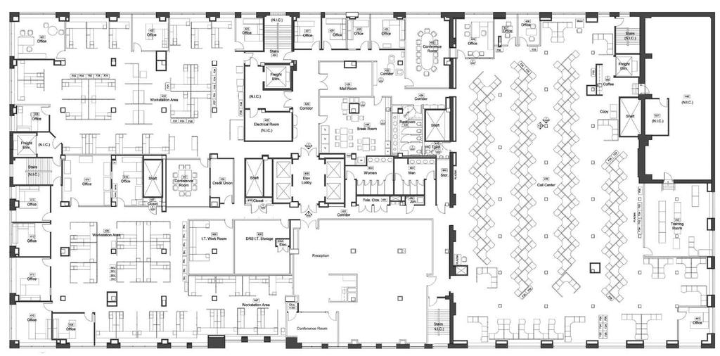 D. L. Clark Building 4 th Floor 2,920 SF+ AVAILABLE 2,920 SF+ COMMON AREA This floor plan is for discussion purposes only.