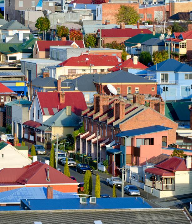 4.5 Tasmania Greater Hobart The median rental household in Greater Hobart has a gross income of $61,300 per annum. Surprisingly, Greater Hobart is the least affordable metropolitan area in Australia.