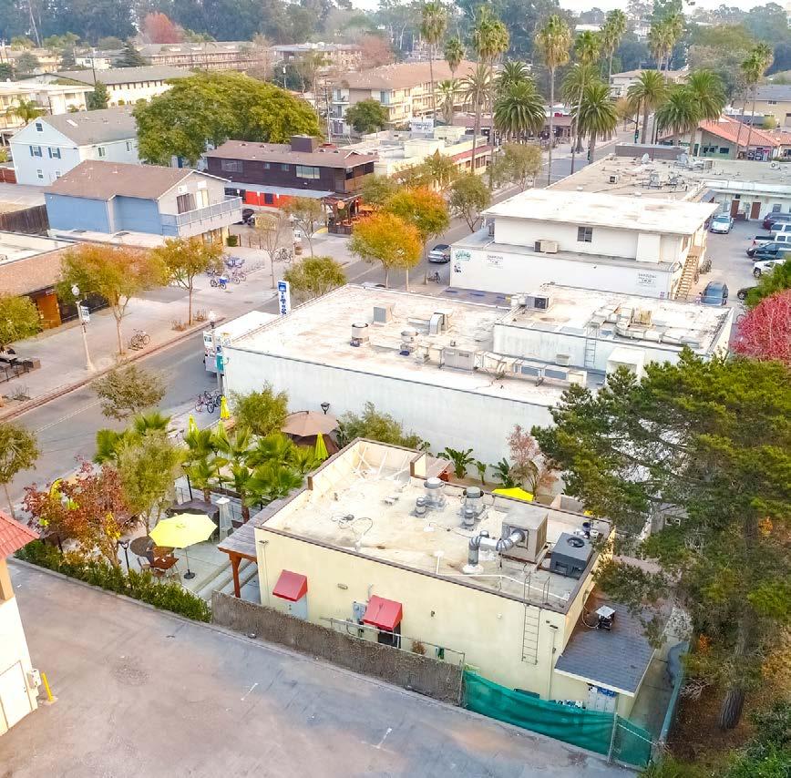 Current tenant can vacate premises, or sign a new 5-year lease at $8,270/mo (NNN) for a 5% CAP rate. A large portion of the parcel is dedicated to an outdoor dining area.