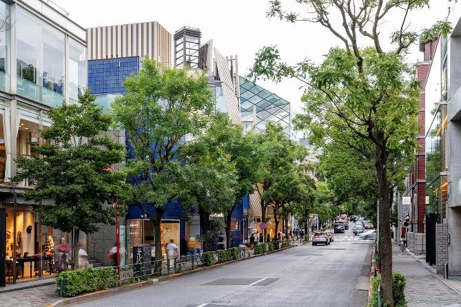 Attractiveness of location The Property is located on a corner lot close to Miyuki Street, the main thoroughfare for the Minami Aoyama area, which attracts fashion and