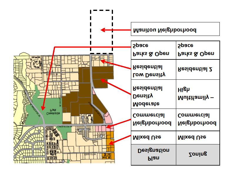 (b) Manitou Neighborhood Existing Land Uses (Pierce County): As depicted in Figure 3 Manitou Neighborhood Existing Land Uses (above), existing land uses in the Manitou Neighborhood Annexation Area to