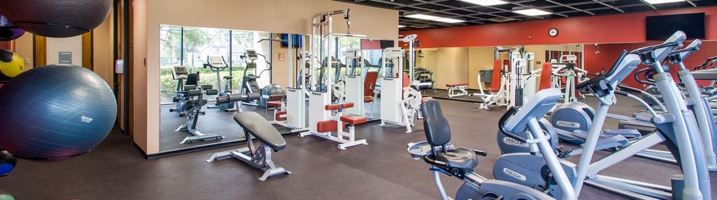 FITNESS CENTER Featuring the latest cardio fitness equipment,