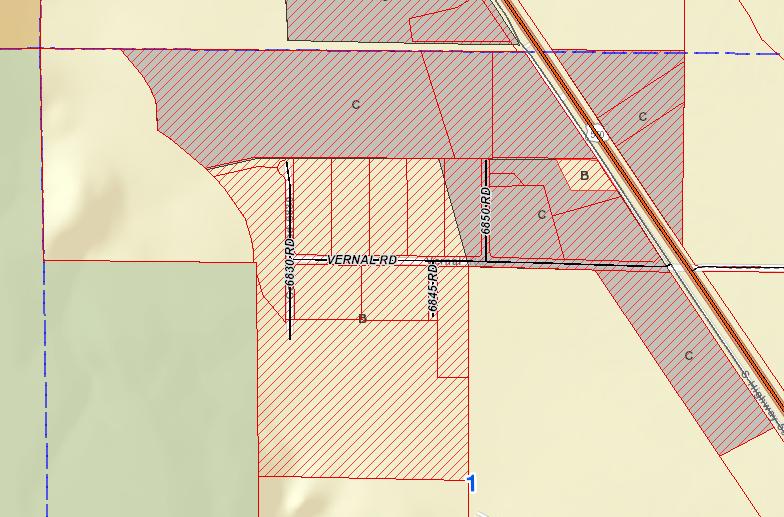 Montrose County Zoning Map 9 8 7 6 5 4 Outlot 3 2 1 10 11 12 Subject property partially zoned General Business & partially zoned General Commercial in Montrose