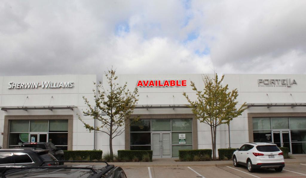 OVERVIEW Office/Showroom/Warehouse for Lease 4,873 SF Available (2nd Gen) Rates: Call for Pricing Recently Renovated Great Visibility in a High Traffic Area Ample Parking Convenient to Dallas Love