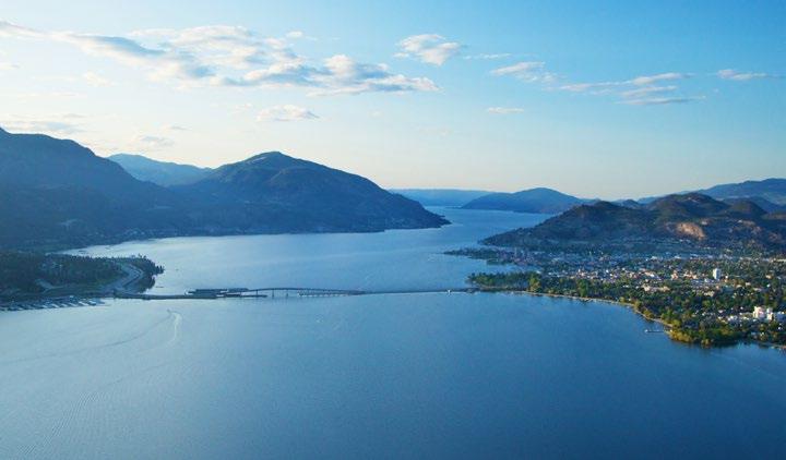 KELOWNA & AREA Kelowna, located in the heart of the Okanagan Valley, is a growing economic hub named the top entrepreneurial city in Canada this year by the Financial Post.