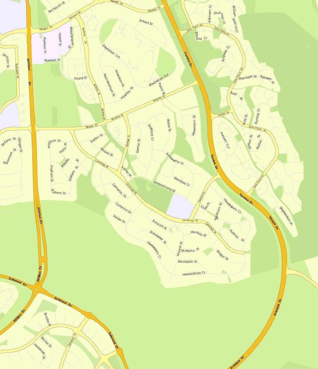 FARRER Suburb Map Prepared on 0/0/08 by Your Property Expert, +6 (0) 67 600 at Ray White Canberra. Property Data Solutions Pty Ltd 08 (pricefinder.com.