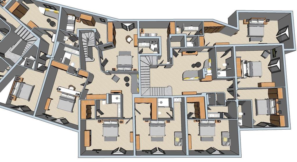14 LOWER LEVEL LAYOUT 13 3 3 4 1 2 3 15 1 4 3 11 3 2 3 9 4 3 3 8 7 1. Stairs to Upper Level 2. Play/Entertainment room 3. En suite bathroom w. shower 4. Dressing room 5. Double bed bedroom No 1 6.