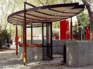 Ticket booth for the Venice Viale Trieste Conceived for the XXVI Venice art exhibition, the