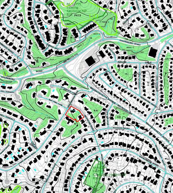 Vicinity and Development Map ANALYSIS AND FINDINGS Conformance to the Master Plan The property is located in the Bethesda Chevy Chase Master Plan which does not specifically address the subject
