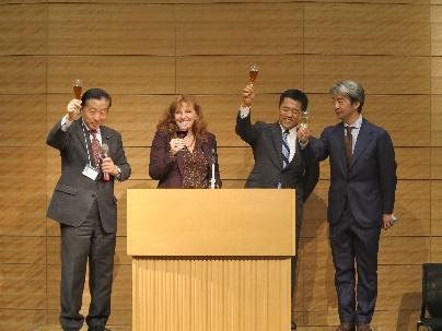 Toast by Hon. Mr. Kosaka, Hon. Fujisue Speech by Mr. Ototake Hon. Mr. Aizawa, Hon.