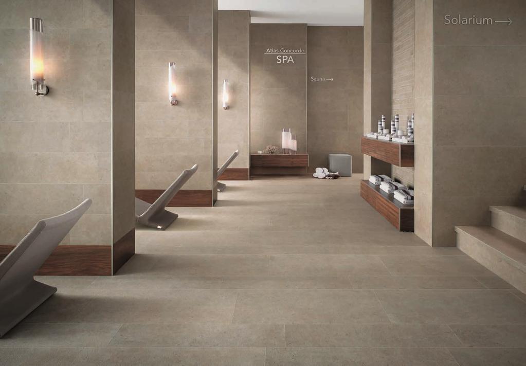 Wellness in Paris CALDI MOMENTI DI RELAX WARM RELAXING MOMENTS For projects destined as wellness and relaxation areas, Seastone offers solutions able to combine natural beauty, aesthetic appeal and