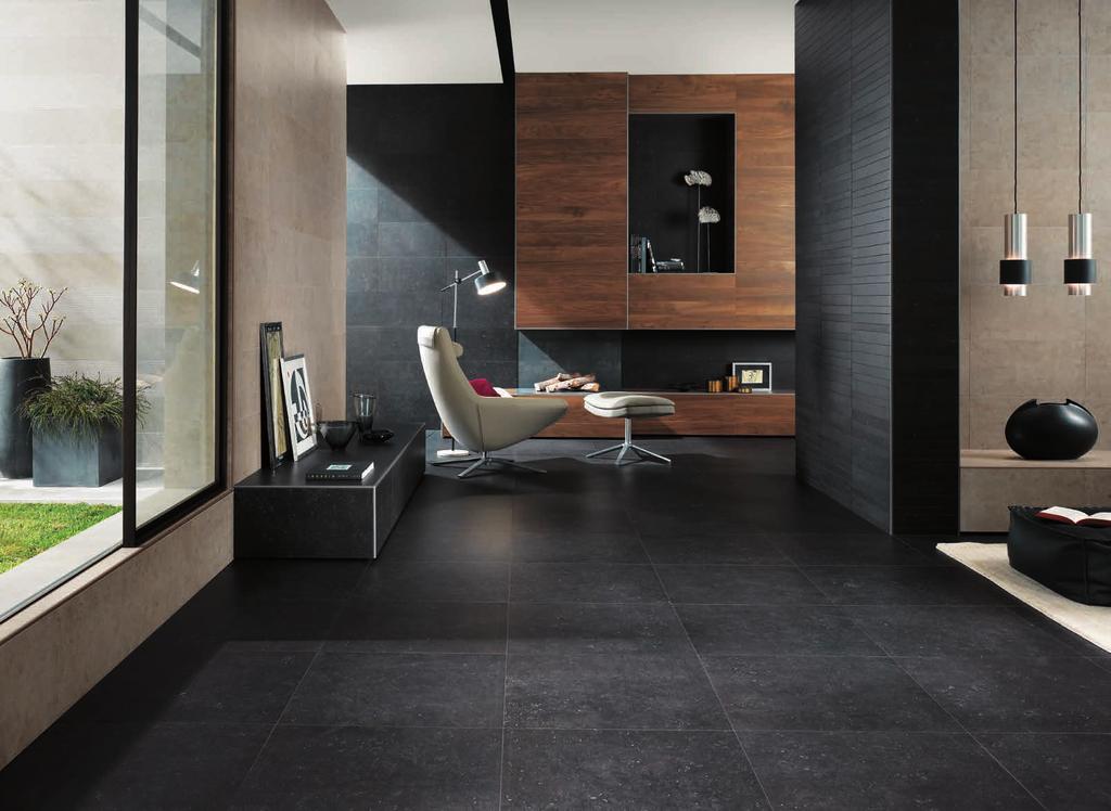 Living in Antwerp VIVERE IL LIVING EUROPEO INSIDE THE EUROPEAN LIVING With its stone inspired surfaces, Seastone gives modern living spaces a touch of a natural European appeal, creating a perfect