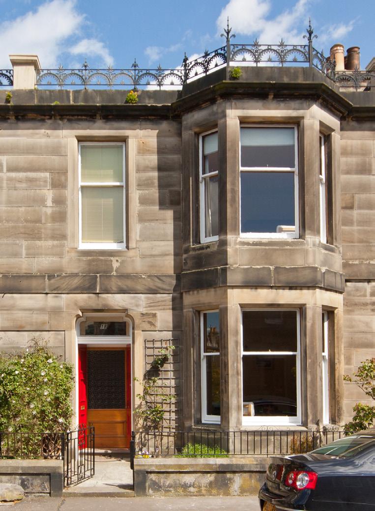 18 Dudley Terrace Trinity Edinburgh EH6 4QH Elegant and highly desirable Victorian terraced villa With fine