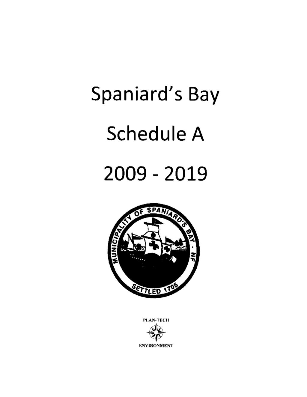 Spaniard's Bay Schedule A