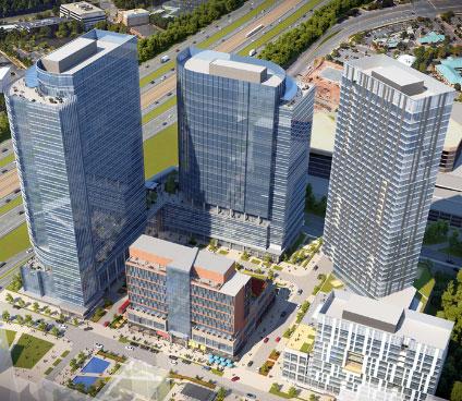 Reston Gateway Fast Facts Phase 1 is under construction; Clark Construction is the GC Over 1MM SF of office, 85% leased