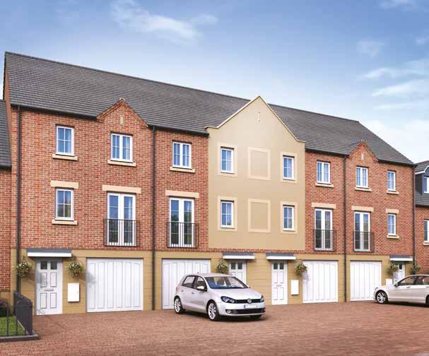PARC Y STRADE The Aston 3 bedroom home Both stylish and comfortable, The Aston is perfect for contemporary living. On the ground floor the kitchen/dining area features French doors to the rear garden.