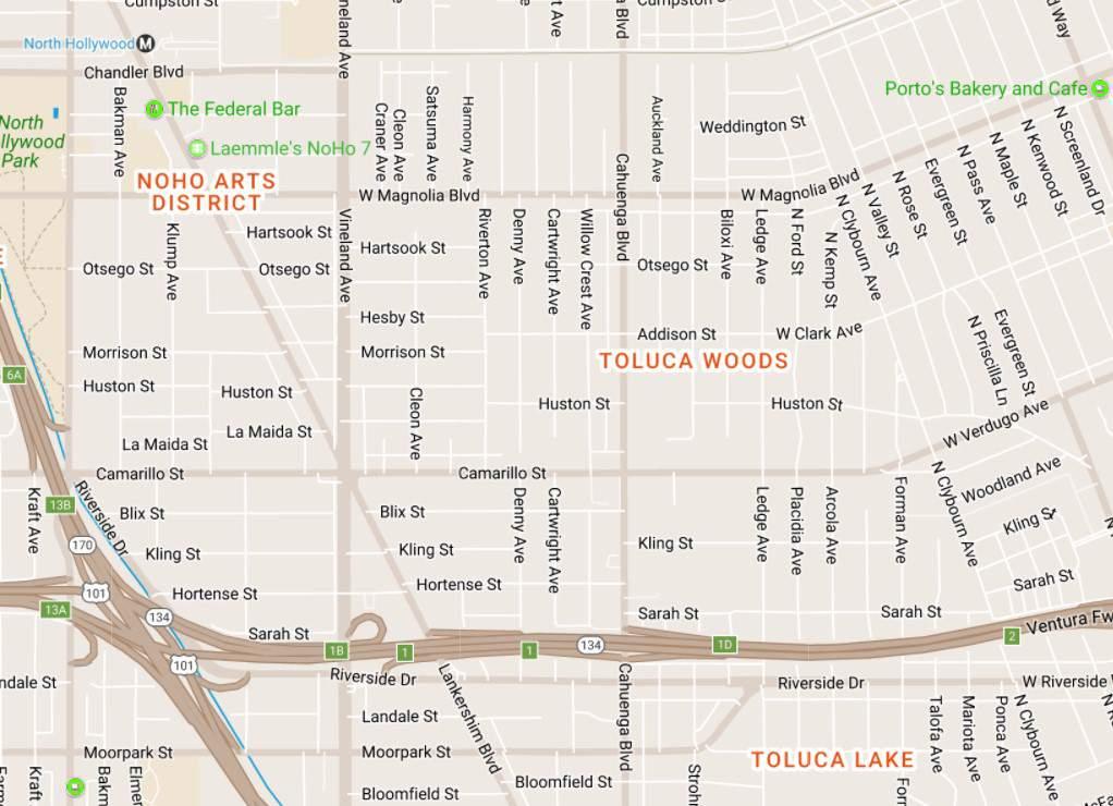 LOCATION HIGHLIGHTS MAP Subject Property Nearby Attractions The Habit (0.6 Miles) NoHo Arts District Restaurants (0.4 Miles) Aeirloom (1.1 Miles) Cascabel (1.21 Miles) Ralph s (0.