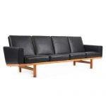 00 (310141) Erik Jorgensen three-seater sofa, model EJ 315/3 upholstered in buttoned hallingdal 180 substance 143,000.00 (310142) Finn Juhl 1912-1989.