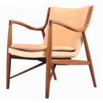 NV-45 armchair with solid teak frame and natural 38,000.